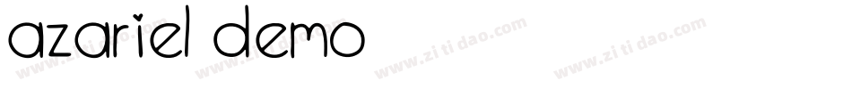 Azariel Demo字体转换